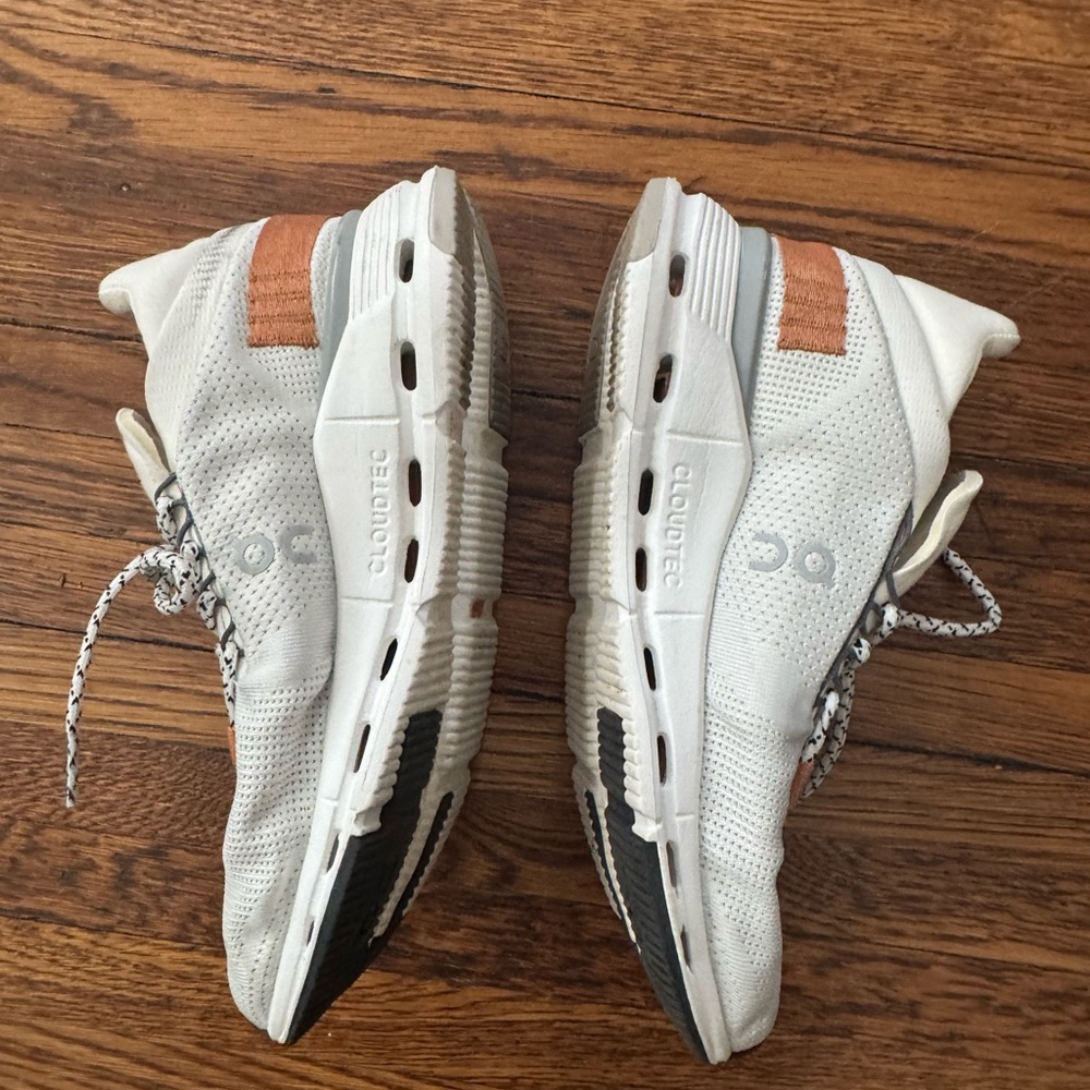 On Cloud Cloudnova White Pearl Running Comfort Sh… - image 7